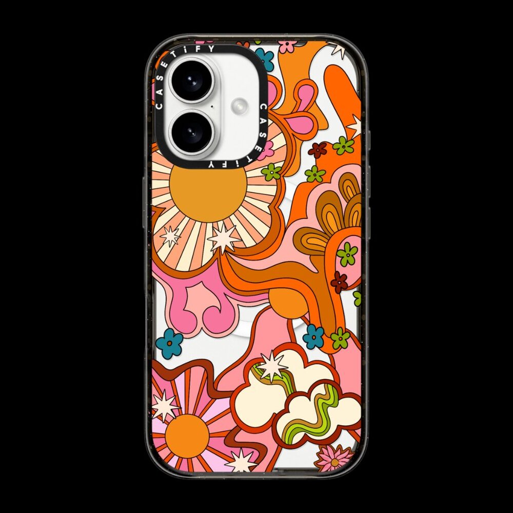Casetify Seventies Psychedelic by Illustrated by Charlie iPhone16